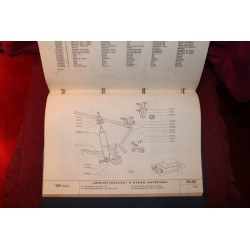 124 SPECIAL  MECHANICS SPARE PARTS CATALOGUE (1° EDITION 1968)