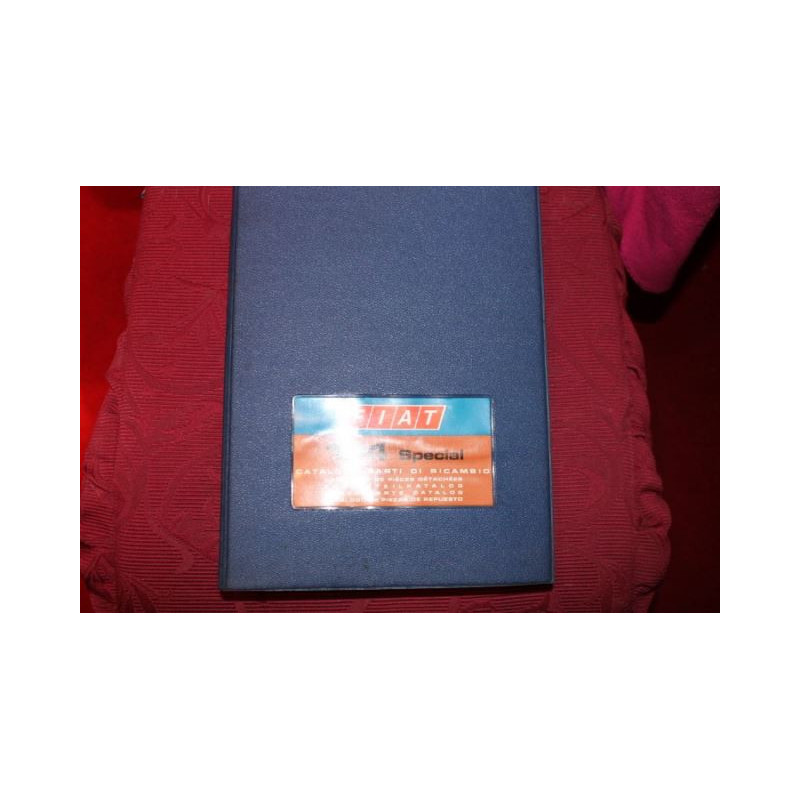 124 SPECIAL MECHANICS SPARE PARTS CATALOGUE (2° EDITION 1972)