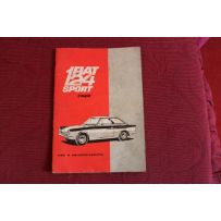 124 SPORT COUPE'  LIBRETTO USO E MANUTENZIONE (2° EDIZIONE 1967)