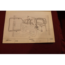 850 SPECIAL    BODY SPARE PARTS CATALOGUE (1° EDITION 1968)