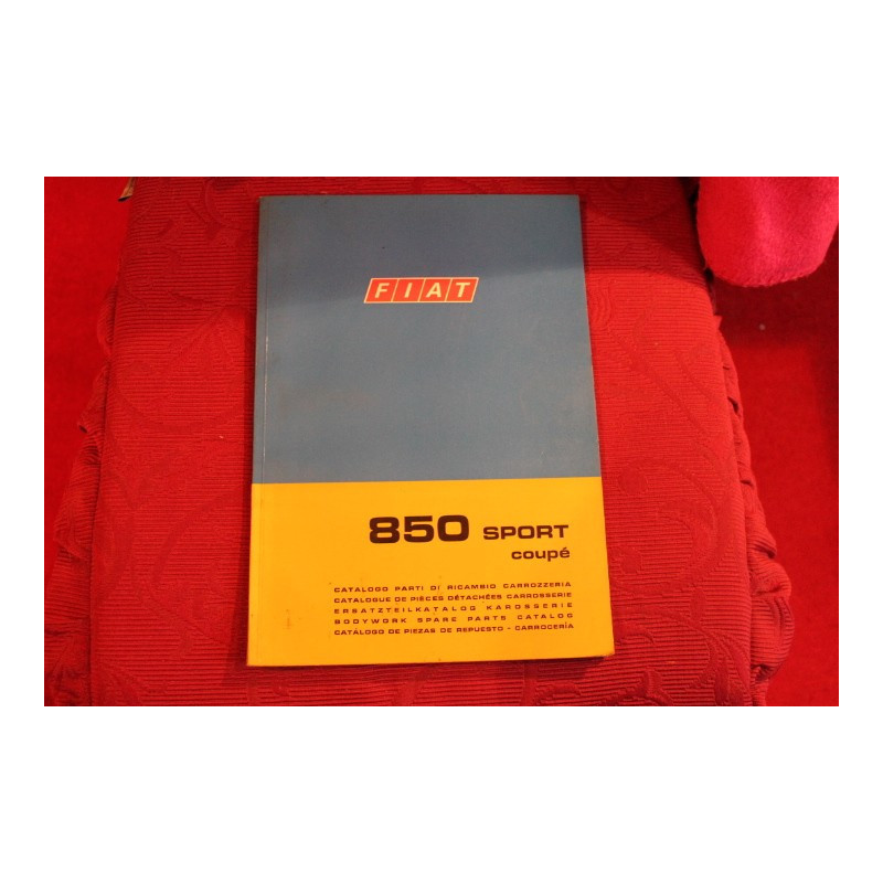 850 SPORT COUPE'      BODY SPARE PARTS CATALOGUE (1° EDITION 1968)