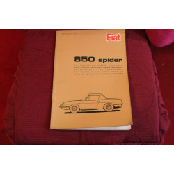 850 SPIDER   BODY SPARE PARTS CATALOGUE (1° EDITION 1965)
