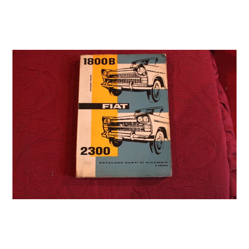 1800 B / 2300   MECHANICS SPARE PARTS CATALOGUE (2° EDITION 1962)