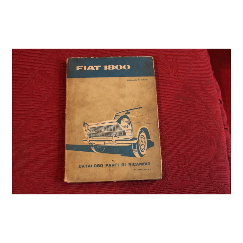 1800  MECHANICS SPARE PARTS CATALOGUE (1° EDITION 1959)  little defects