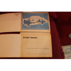 1800  MECHANICS SPARE PARTS CATALOGUE (1° EDITION 1959)  little defects