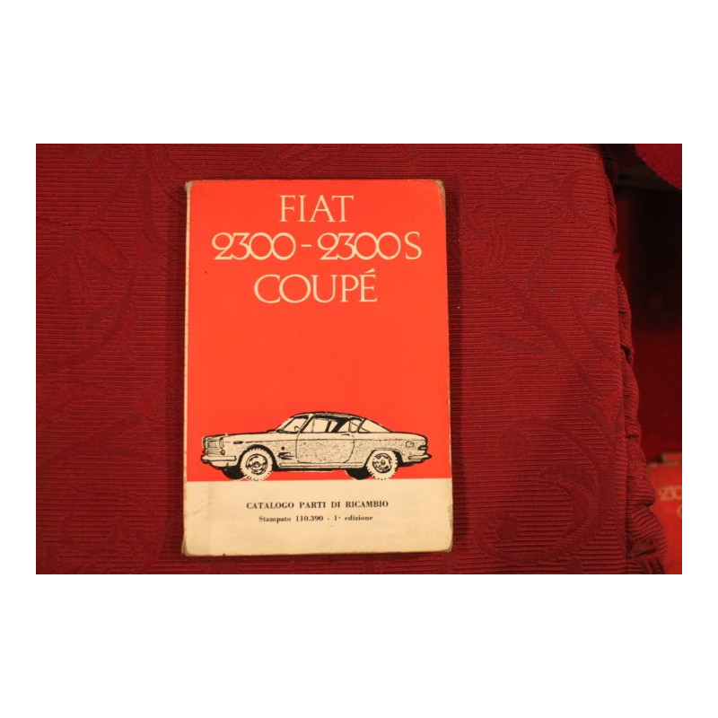2300  2300 S COUPE'   MECHANICS SPARE PARTS CATALOGUE (1° EDITION 1961)