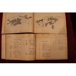2300  2300 S COUPE'   BODY SPARE PARTS CATALOGUE (1° EDITION 1962)
