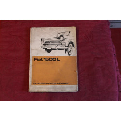1500 L    MECHANICS SPARE PARTS CATALOGUE (1° EDITION 1963)  a little dirty, inside some handwriting