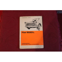 1500 L   CATALOGO PARTI DI RICAMBIO-CARROZZERIA (1° EDIZIONE 1963)