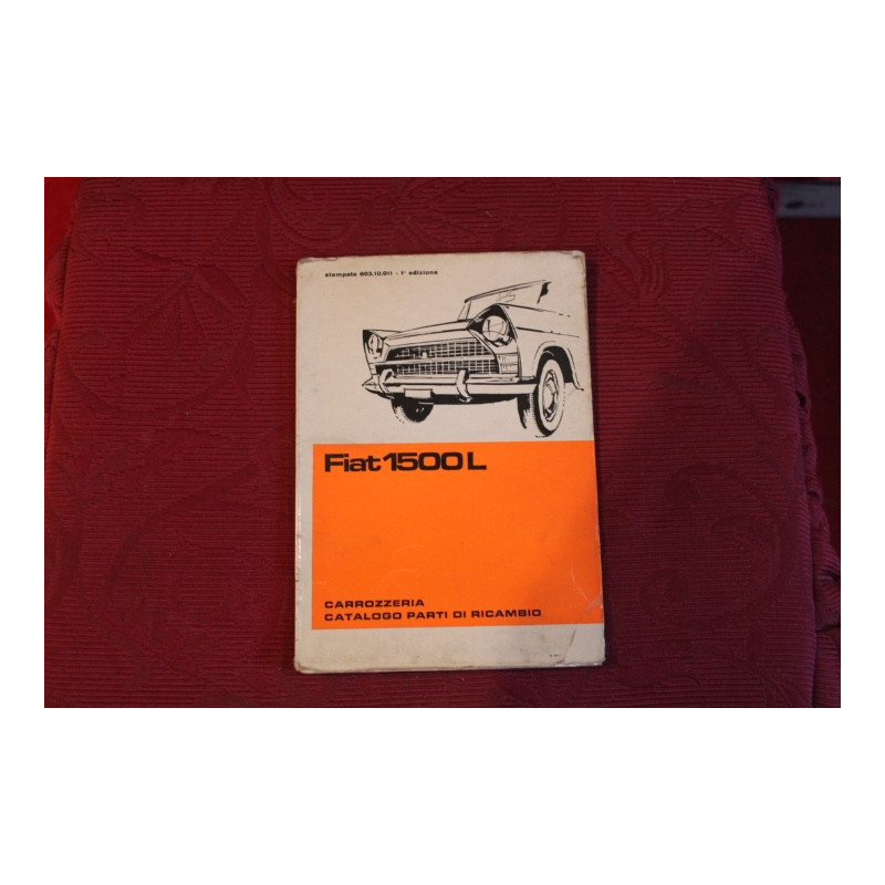 1500 L   BODY SPARE PARTS CATALOGUE (1° EDITIONS 1963)