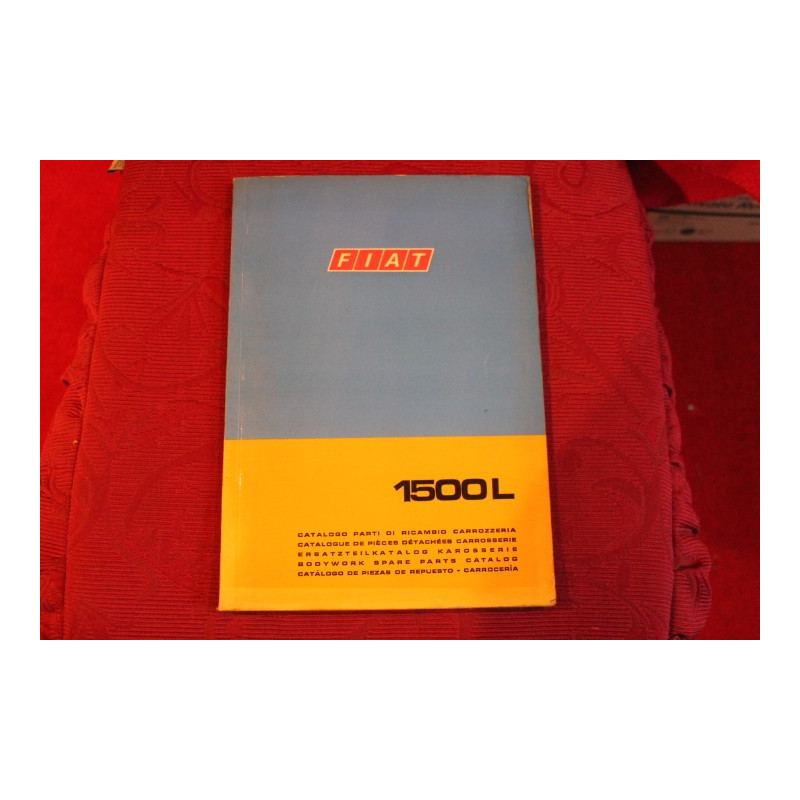 1500 L   BODY SPARE PARTS CATALOGUE (3° EDITION  1968)