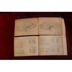 1200  1500  CABRIOLET    BODY SPARE PARTS CATALOGUE (2° EDITION 1961)