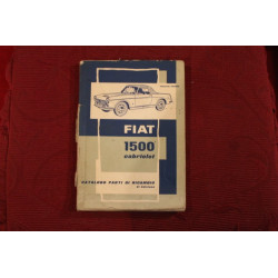1500  CABRIOLET (118 S)   CATALOGO PARTI DI RICAMBIO-MECCANICA (2° EDIZIONE 1961) costola rovinata