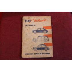 1100 103 E     BODY SPARE PARTS CATALOGUE (1° EDITION 1957) cover a little dirty