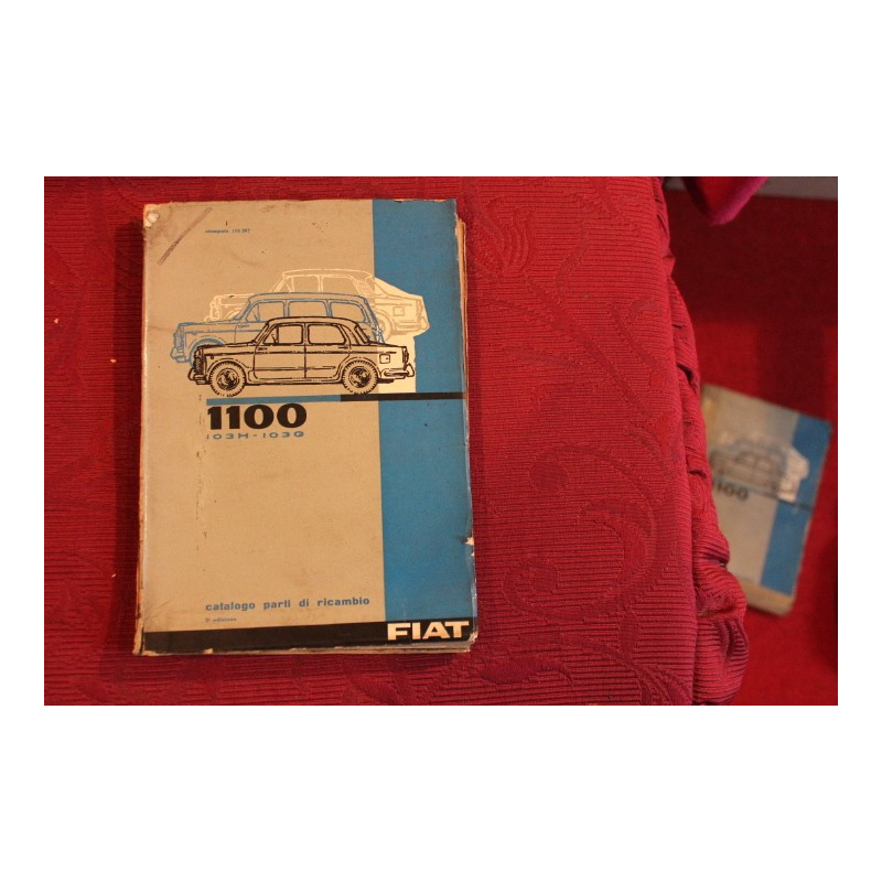 1100  103 H   103 G    CATALOGO PARTI DI RICAMBIO-MECCANICA (2° EDIZIONE 1961)