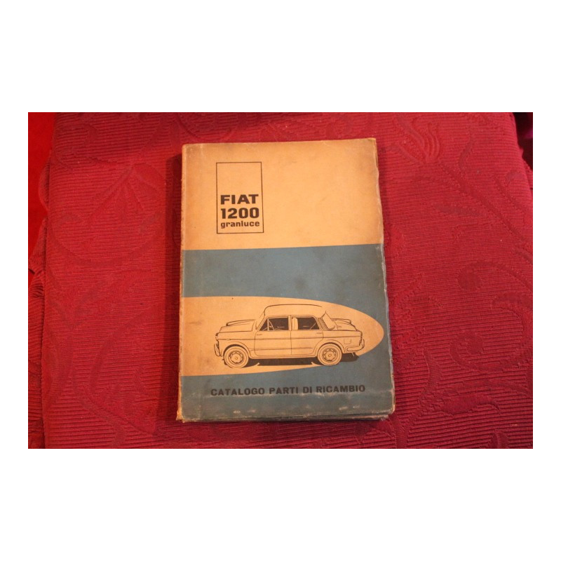 1200 GRANLUCE    CATALOGO PARTI DI RICAMBIO-MECCANICA (1° EDIZIONE 1957)