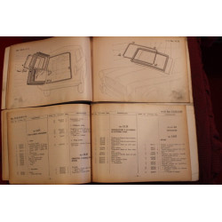 1100 D   CATALOGO PARTI DI RICAMBIO-CARROZZERIA (2° EDIZIONE 1964)  un pò sporco