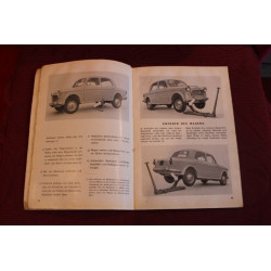 1100 EXPORT SPEZIAL KOMBI   LIBRETTO USO E MANUTENZIONE (IN TEDESCO - AUF DEUTSCH) (12° EDIZIONE 1961)