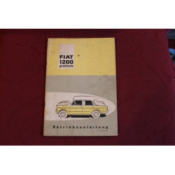 1200  GRANLUCE   LIBRETTO USO E MANUTENZIONE (IN TEDESCO - AUF DEUTCH) (3° EDIZIONE 1959)