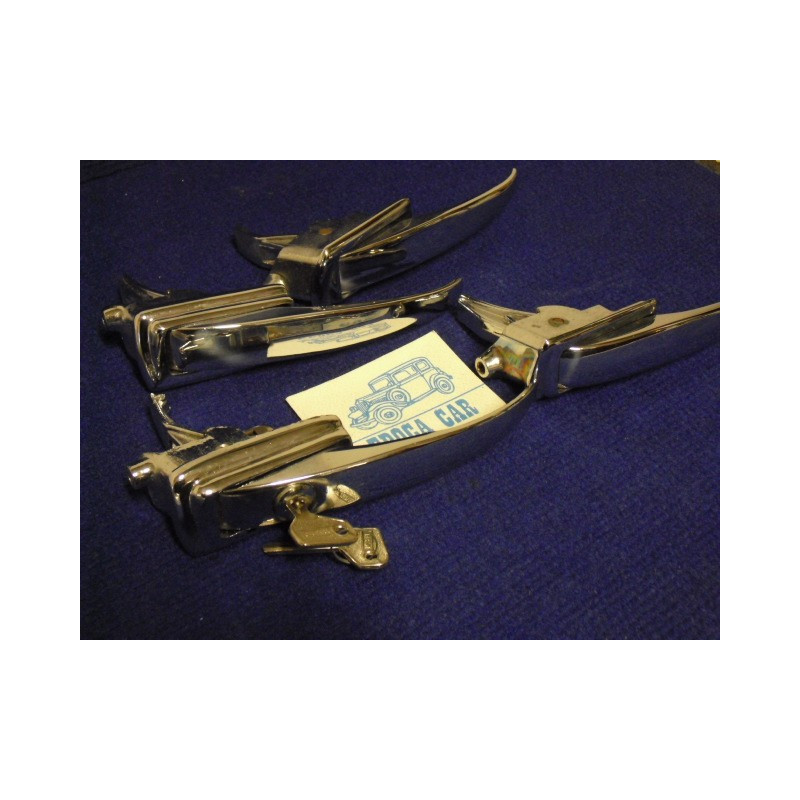 SET COMPLETO MANIGLIE ESTERNE CROMATE FIAT 1100/103