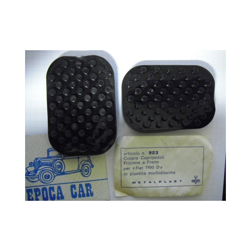 COPPIA COPRIPEDALI PER FIAT 1100 D