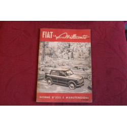 NUOVA 1100    LIBRETTO USO E MANUTENZIONE (8° EDIZIONE 1955)