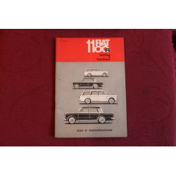 1100 R BERLINA E FAMILIARE     LIBRETTO USO E MANUTENZIONE (3° EDIZIONE 1966)