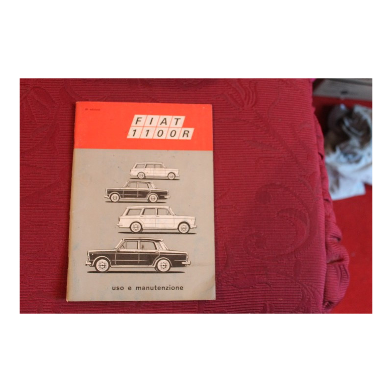 1100 R     LIBRETTO USO E MANUTENZIONE (8° EDIZIONE 1968)
