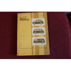 600 D    MECHANICS SPARE PARTS CATALOGUE (4°EDITION 1966)