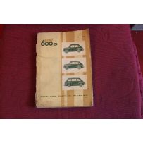 600 D    CATALOGO PARTI DI RICAMBIO-MECCANICA (1°EDIZIONE 1960)  sporco e costola difettosa