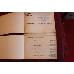 600 D    CATALOGO PARTI DI RICAMBIO-MECCANICA (1°EDIZIONE 1960)  sporco e costola difettosa