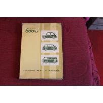 600 D     CATALOGO PARTI DI RICAMBIO-MECCANICA (3°edizione 1963)