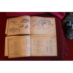 600 D    BODY SPARE PARTS CATALOGUE (2° EDITION 1961)