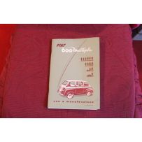 600 D    LIBRETTO USO E MANUTENZIONE (7° EDIZIONE 1959)