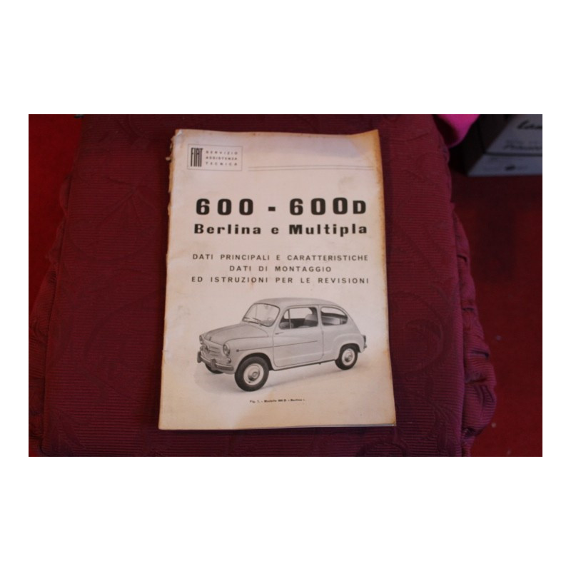600 / 600 D   BERLINA E MULTIPLA   DATI PRINCIPALI E CARATTERISTICHE (1960)
