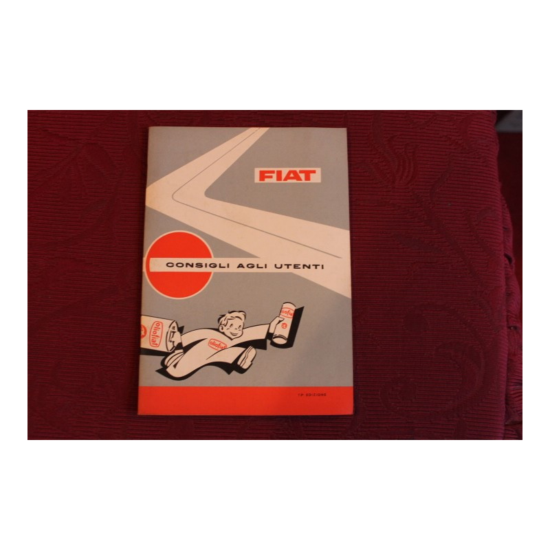 FIAT   ADVICES TO THE DRIVERS (1961)   BOOKLET SUPPLIED WITH FIAT CARS '60 YEARS