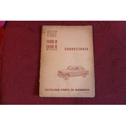 1400 B  1400 B DIESEL      BODY SPARE PARTS CATALOGUE (4° EDITION 1958) spine with defect