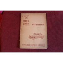 1400 B  1400 B DIESEL      BODY SPARE PARTS CATALOGUE (4° EDITION 1958) spine with defect