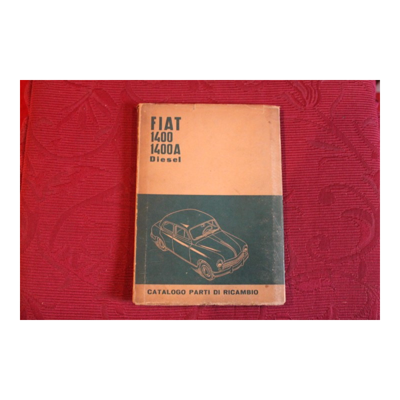 1400  1400 A DIESEL       MECHANICS SPARE PARTS CATALOGUE (2° EDITION 1957)