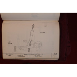 500  GIARDINIERA  120 F     MECHANICS SPARE PARTS CATALOGUE (1° EDITION 1966) cover with same defects