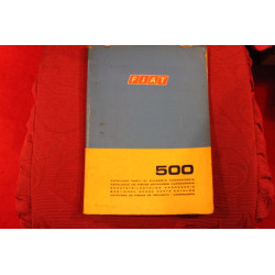 500      BODY SPARE PARTS CATALOGUE (4° EDITION 1971) cover with defect 1971