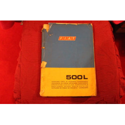 500 L     BODY SPARE PARTS CATALOGUE (2° EDITION 1971)  cover with defects, 