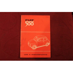 500 110F     USE AND SERVICE BOOK (24° EDITION 1965)