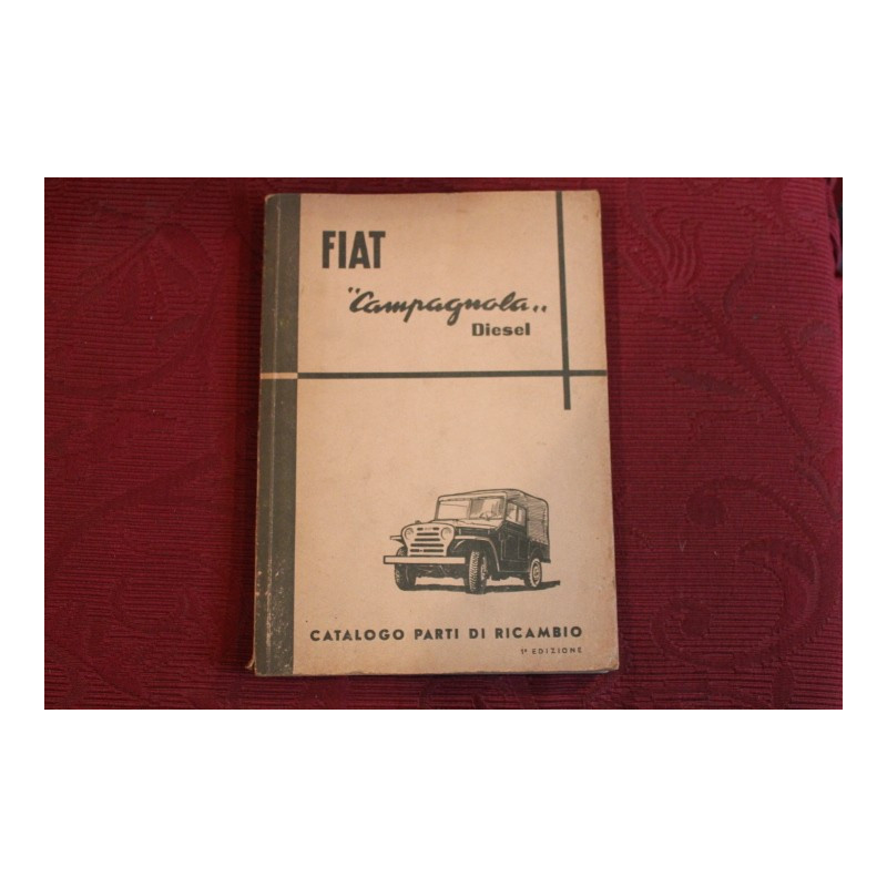 CAMPAGNOLA DIESEL     MECHANICS SPARE PARTS CATALOGUE (1° EDITION 1953)
