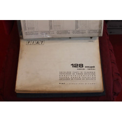 128 COUPE'     CATALOGO PARTI DI RICAMBIO-MECCANICA (1° EDIZIONE 1971)