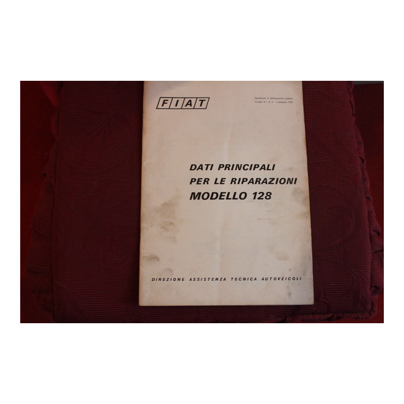 128 SEDAN        HANDBOOK FOR REPAIRS (1970)