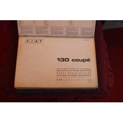 130  COUPE'        CATALOGO PARTI DI RICAMBIO-MECCANICA (1°EDIZIONE 1971)