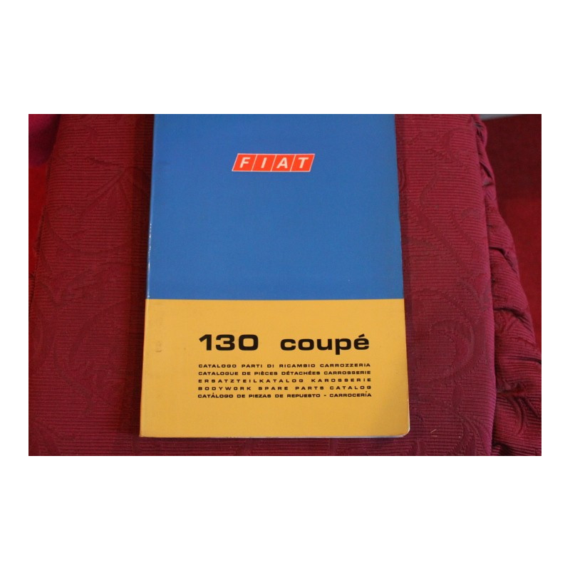 130  COUPE'      CATALOGO PARTI DI RICAMBIO-CARROZZERIA (1°EDIZIONE 1971)