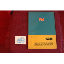 125      BODYSPARE PARTS CATALOGUE (1°EDITION 1967)