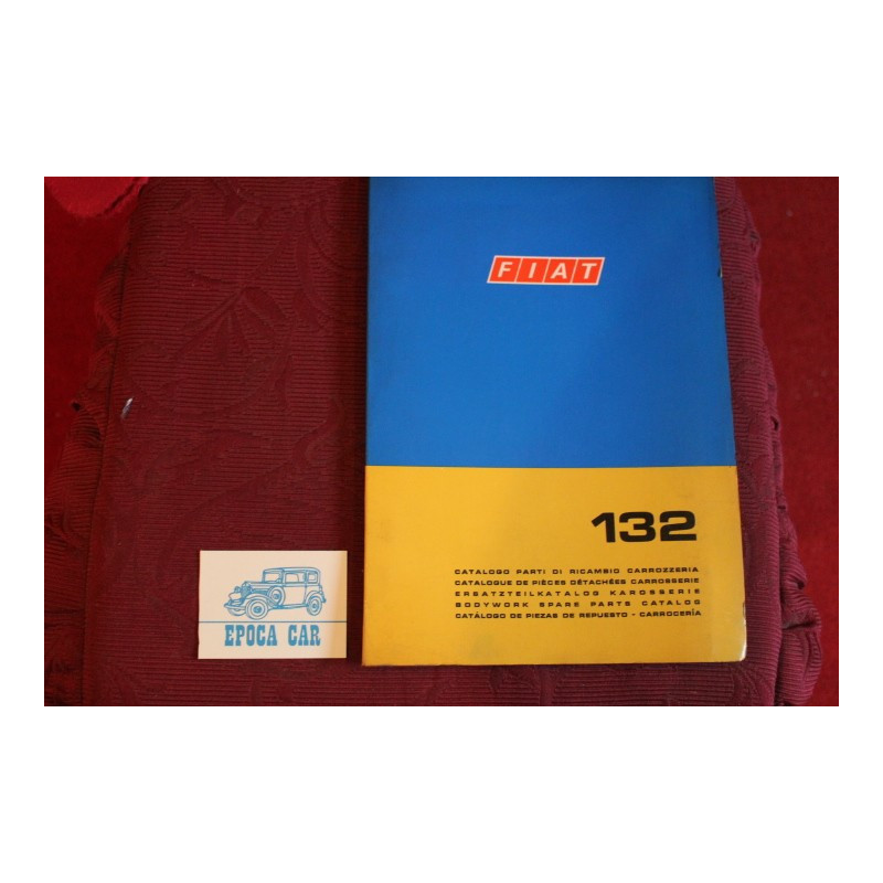 132      BODY SPARE PARTS CATALOGUE (1°EDITION 1972)